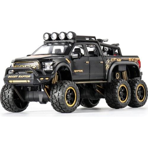 Best selling 1:28 New Ford F150 pickup alloy model,simulation sound and light back to the off-road model toy,free shipping