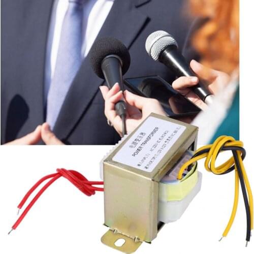 Copper Dual 12V 30W Power Transformer Input AC 220V Output Dual AC 12V for 2.1 Channel Amplifier Board inverter