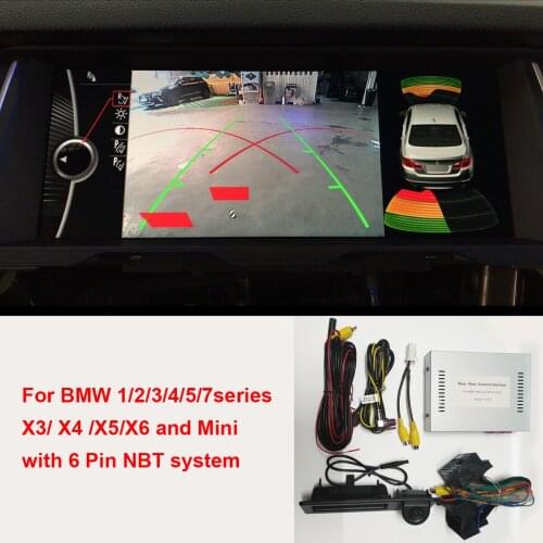 BQ1317 module for 2013-2016 BMWX3/X4/X5/X6/mini Rear view camera Interface with Active Parking Guidelines