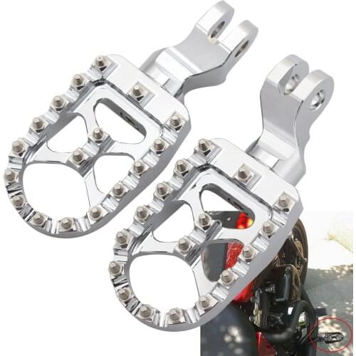 Motorcycle Aluminum Pair Front Pedals Footpegs Footrests for Triumph Bonneville T100 T900 Scrambler Trunxon 1200