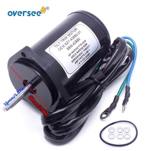 62Y-43880 Marine Tilt Trim Motor Assy For YAMAHA Outboard Motor 40HP To 100HP 62Y-43880-01 62Y-43880-02 69W-43880