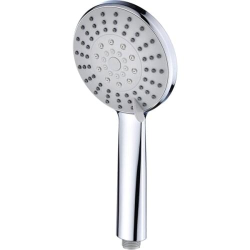 High Pressure ABS Plastic Bathroom Shower Head Big Panel Round Chrome Rain Head Water Saver Bathroom Accessories G1/2 Showhead