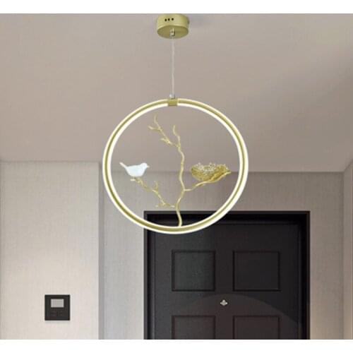 Nordic Personalized Luxury Romantic Bedroom Living Room G4 Led Crystal Pendant Light Creative Dandelion Restaurant Pendant Lamp