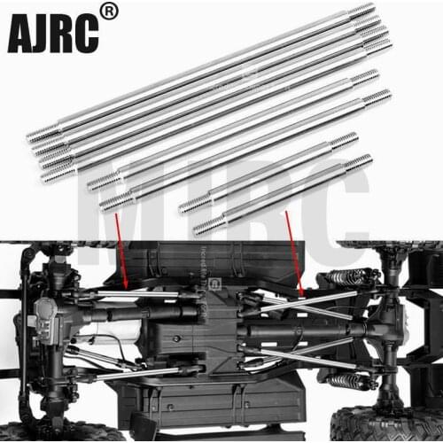 The new TRAXXAS TRX-4 313MM BRONCO G500 K5 324MM Defender Wheelbase connecting rod Stainless steel Titanium material 8 sets