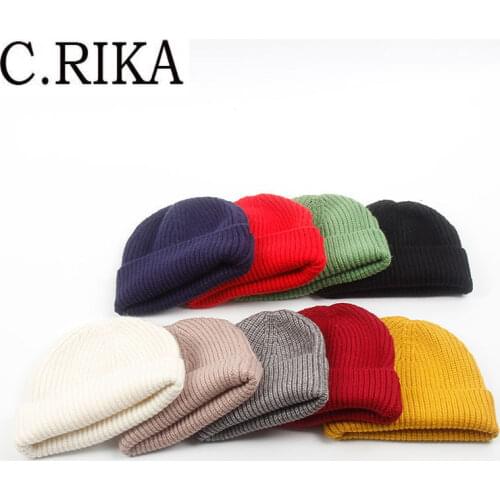 Autumn Winter Women Wool Knitted Beanies Hat Boy Girl Outdoor Fashion Warm Skullies Beanies Solid Casual Landlord Hat Bonnets