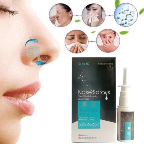 30ml Nasal Fluid Dressing Spray Chronic Rhinitis Sinusitis Health Chinese Treatment Spray Nose Medical Traditional Herb Car K7Q1