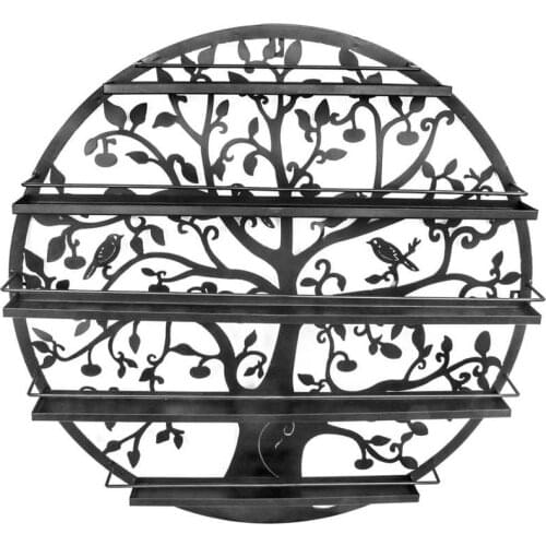 Shower shelf 5 Layers Nail Polish Rack Cosmetic Display Stand Iron Nail Polish Organizer Wall Mounted Makeup Holder shampoo