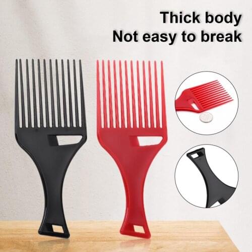 Men Texturizing Comb Easy to Use Lightweight PP Hair Salon Hollow Fork Comb for Daily Life Hair styling accessories