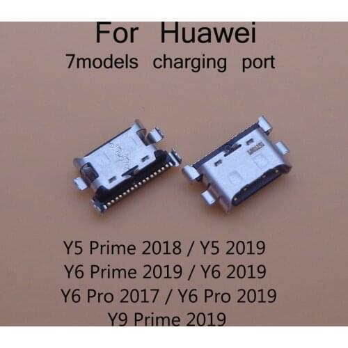 2pcs For Huawei Y9 Prime 2019 / Y5 PRIME 2018 / Y6 PRO 2017 micro usb charge charging connector plug dock socket port