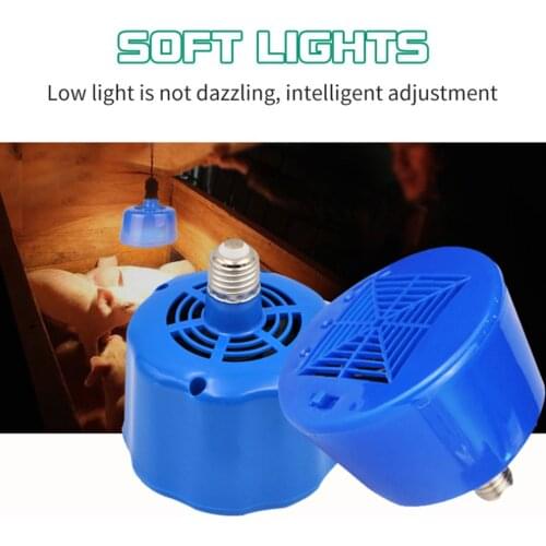 Blue Pet Incubator Incubator Chicken Temperature Controller Heater Farm Tools Adjustable Heating Lamp Fast Shipping New 2021