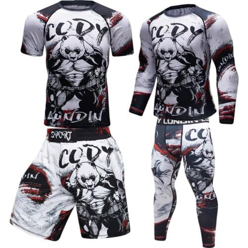 Men Sportswear Breathable Quick Dry Tracksuits Compression Gym Fitness Workout Clothes Sport Jogging Training Running Set Male