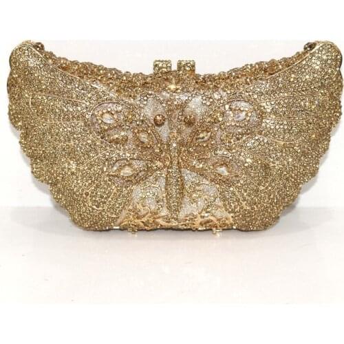 Wedding Dress Bridal Diamond Chains Shoulder Handbags Diamonds Rhinestones Womens Pouch Evening Bags Designer High Quality