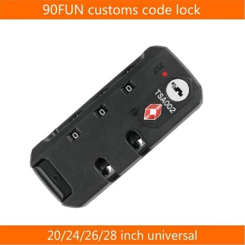 Xiaomi 90FUN Luggage Password Lock 90 Fun TSA002 TSA007 Customs Lock 20/24/26/28 inch Travel Luggage Trolley Case Accessories