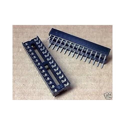 100 pcs 28 pin DIP IC Sockets Adaptor Solder Type