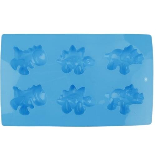 3D Animal Dinosaur Form Silicone Molds Kitchen Pastry Baking Tool Sugar Fondant Soap Jelly Pudding Moulds Cake Decorating Tools