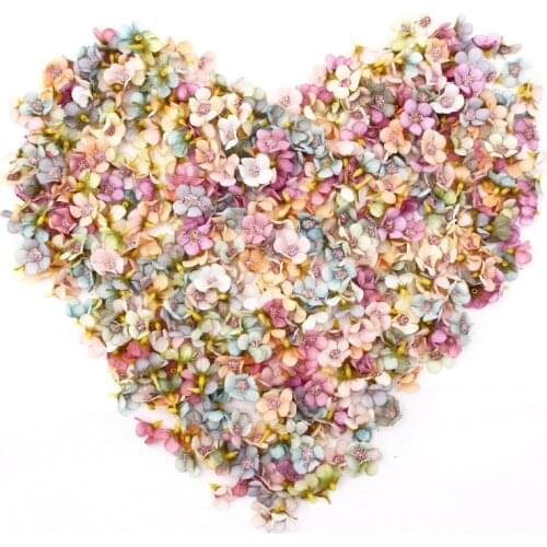 50/100pcs Mini Daisy Flowers Head Silk Artificial Flowers Heads For Crafts Wedding Party Home Decoration DIY Garland Headdress