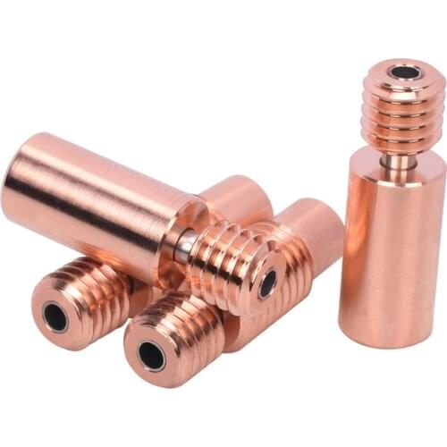 3D printer accessories E3DV6 pipe Bi-metal full metal copper alloy high temperature resistant M7 thread