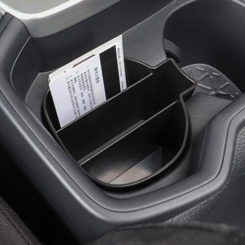 Car Organizer Central Control Armrest Plate Water Cup Separated Card Phone Storage Box For Toyota RAV4 RAV 4 XA50 2019 2020 2021