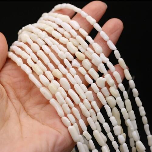 White Irregular Rectangle Natural Coral Spacer Beads Loose Beads for Jewelry Making DIY Necklace Bracelet Earring Accessories