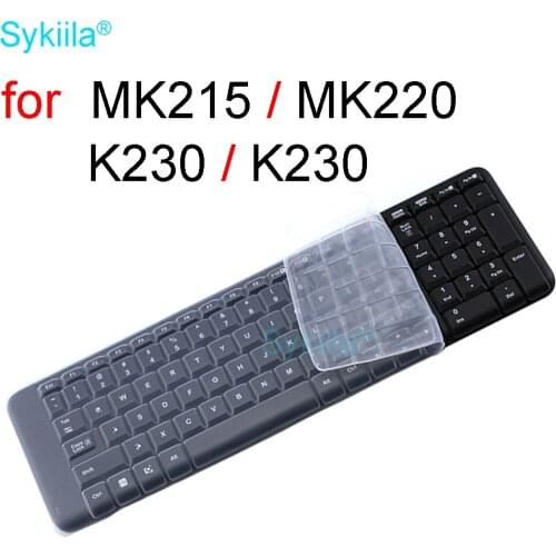 Keyboard Cover for Logitech MK215 MK220 K220 K230 for Logi Mechanical Keyboard Protective Protector Skin Case Clear Silicone TPU