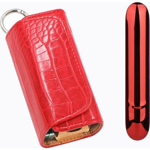 7 Colors Crocodile Pattern Flip Bag for Iqos 3.0 Duo Case Side Cover Pouch Holder Wallet Leather Cover for Iqos 3.0 Accessories