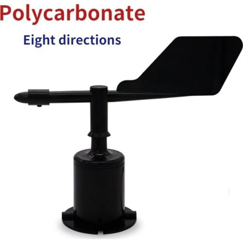 Wind Vane Wind Direction Sensor Wind Speed Sensor 4-20MA 0-5V RS485 Modbus Communication Anemometer DC10-30V OR 5V Pulse Bracket