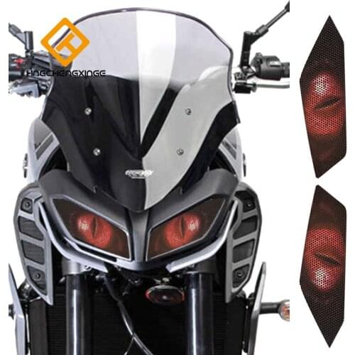 For YAMAHA MT-09 MT09 2017 Motorcycle accessories headlight protection sticker headlights eye body sticker