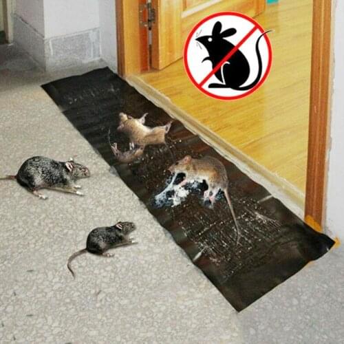 2Pcs Home Kitchen Mouse Rat Glue Trap Strong Adhesive Sticky Board Mice Catcher Pad Non-toxic Pest Control Reject Mouse Killer