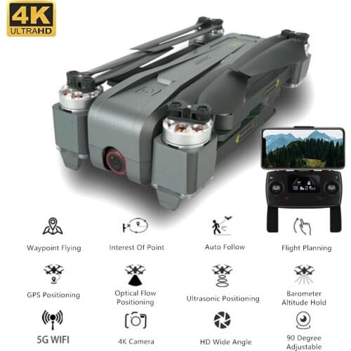 GPS Tripple Positioning Brushless RC Drone 5G WIFI 4K HD Wide Angle Camera FPV Automatic Follow Shoot Smart Return RC Quadcopter