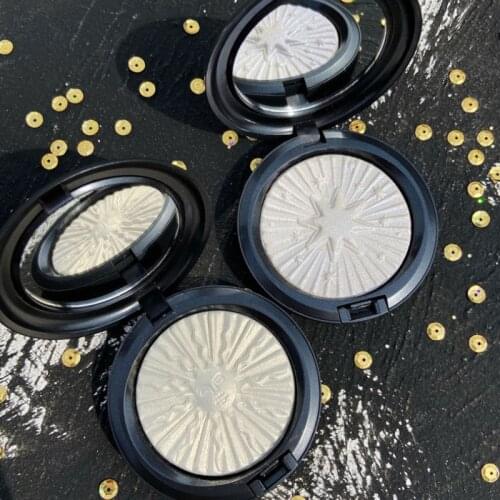 Highlighter Powder Glitter Palette Makeup Glow Face Contour Shimmer Illuminator Ginger Bright White Highlight Cosmetics Solid