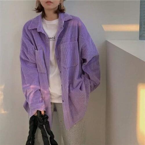 IMGININ Women's Corduroy Shirts