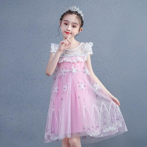 Summer Princess Dress Childrens Halloween Party Costume Tangled Prom Dress Fantasia Role-Play Princess Dress Up For Girls