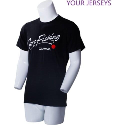 DAIWA DAWA Summer Fishing T Shirt Fishing Clothing Quick Drying Breathable Anti UV Sun Protection Clothes Short Sleeve DAIWA