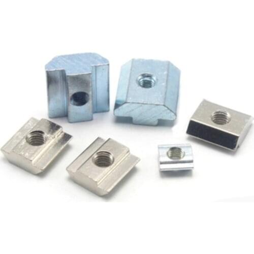 M3 M4 M5 M6 M8 M10 T Block Square nuts T-Track Sliding Hammer Nut for Fastener Aluminum Profile 2020 3030 4040 4545