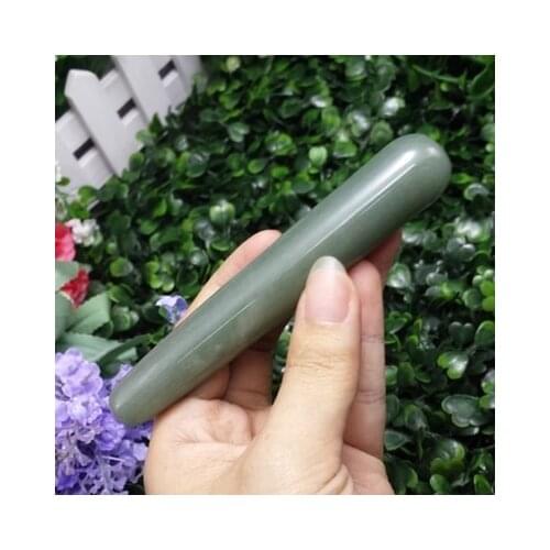 Natural Jade Dial The Reinforced Bar Facial Massage Stick Face Of Head Meridian Acupoints Rod Body Point