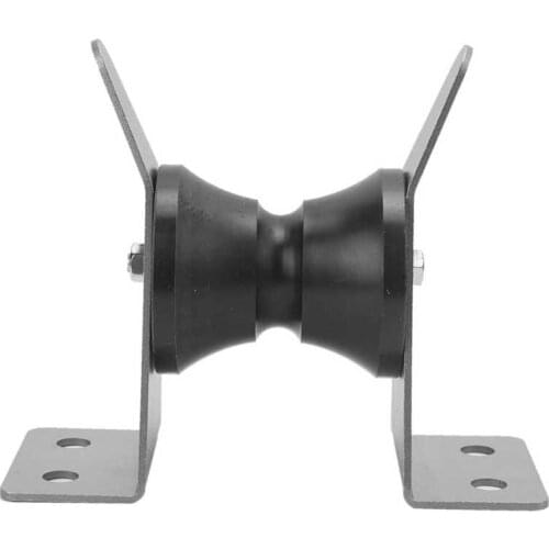 Marine Anchor Bracket 316 Stainless Steel Dual Wheel Butterfly Type for Ship Yacht Fishing Boat Speedboat