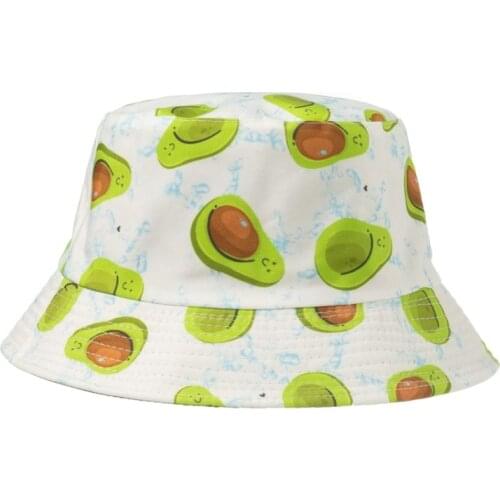 Baby Bucket Hat Cotton Fisherman Hats Kids Summer Toddler Boys Girls Panama Sun Cap Spring Autumn Thin Fruits Children 2-5years