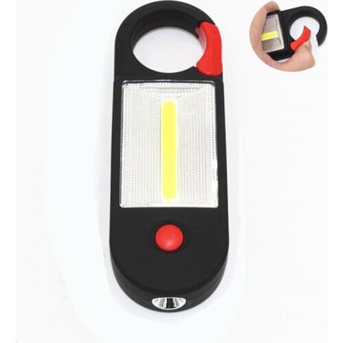 Portable Mini LED Flashlight Work Light Lamp with Magnet Hanging hook light Structure for Outdoor Camping Sport & Home use