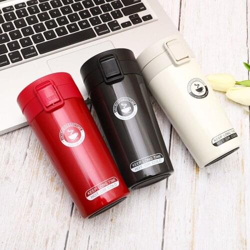 Premium Travel Coffee Mug Stainless Steel Thermos Tumbler Cups Vacuum Flask thermo Water Bottle Tea Mug Thermocup