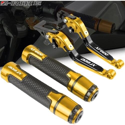 For Yamaha XT 600 E XT600 E 1990-2003 2002 2001 2000 1999 Adjustable Folding Extendable Brake Clutch Levers Handlebar Hand Grips