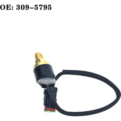 Excavator accessories suitable for CAT 320D/C6.4 engine pressure sensor small square plug pressure switch male plug OE: 309-5795