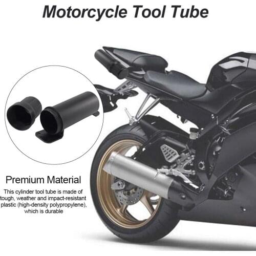 Motorcycle Tool Tube Off-Road Motos Motorcycle Accessories Waterproof Tool Tube Gloves Raincoat Storage Box Storage Canister