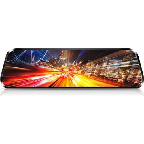 TTLamando Driving Recorder Streaming Media Frontand Back HD Car Rearview Mirror Wireless Parking Surveillance All-in-One Machine