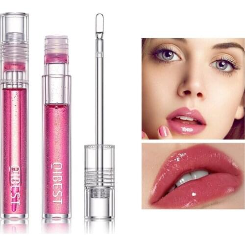 Moisturizing Lip Gloss Base Lipstick Makeup Water Lip Tint Glitter Lip Plumper Shimmer Mint Flavor Transparent Lip Gloss
