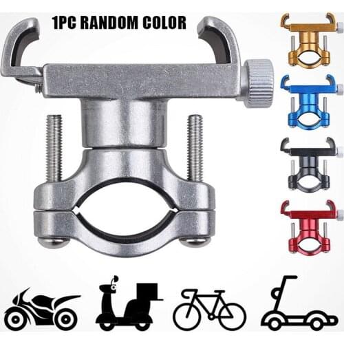 Bicycle Phone Holder Anti-Slip Mobile Stand Universal Motorcycle GPS Phone Holder Bike Handlebar Stand Clip Bracket Bicycle Part