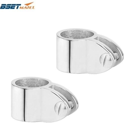 2PCS SS316 Jaw Slide Clamp Bimini Top Hinged Slide Fitting Hardware Marine Boat Yacht Tube rail Accessorie