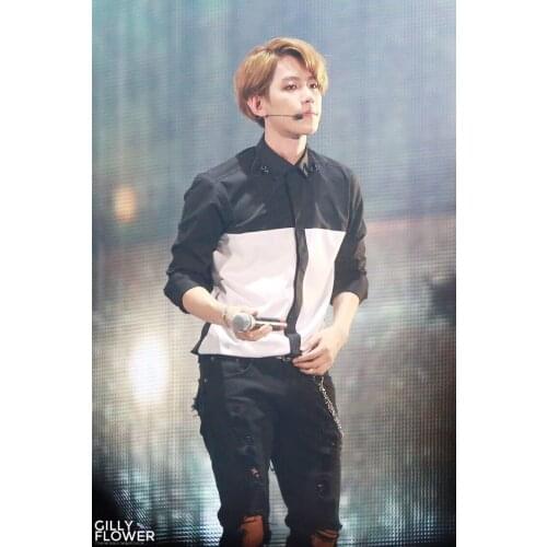 S-6XL 2020 New women and mens clothing Hair Stylist GD Fashion Show stage Color matching Shirt plus size costumes