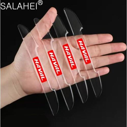 4PCS Car Door Edge Anti-collision Protector Bar Stickers Side Edge Protection Guards For Haval F7 H6 F7X H2 H3 H5 H7 H8 H9 M4