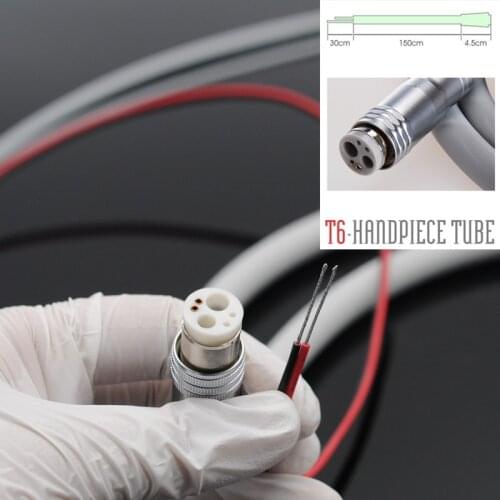 6 Holes Silicone Tubing Tube Hose For Dental High Speed Fiber Optic Handpiece