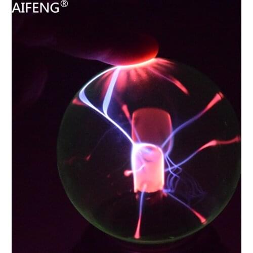 AIFENG Power by usb plasma ball novelty lighting plasma light 3 Inch Magic plasma bulb table lamp Home
